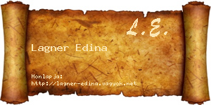 Lagner Edina névjegykártya